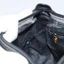 GUCCI Micro GG Supreme Web Sherry Line Bag PVC Black 001 754 6177 Auth 163185-21