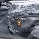 GUCCI Micro GG Supreme Web Sherry Line Bag PVC Black 001 754 6177 Auth 163185-22