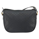 GUCCI Micro GG Supreme Web Sherry Line Bag PVC Black 001 754 6177 Auth 163185-3