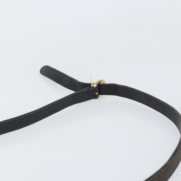 GUCCI Micro GG Supreme Web Sherry Line Bag PVC Black 001 754 6177 Auth 163185