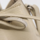 LOUIS VUITTON Epi Petit Noe Umhängetasche Weiß Yvoire M4084J LV Auth 163189-10