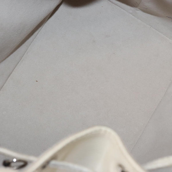 LOUIS VUITTON Epi Petit Noe Umhängetasche Weiß Yvoire M4084J LV Auth 163189
