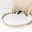 LOUIS VUITTON Epi Petit Noe Umhängetasche Weiß Yvoire M4084J LV Auth 163189-7