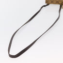 GUCCI GG Canvas Shoulder Pouch Bag Beige Gold 106692 Auth 163190-7