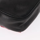 PRADA Shoulder Bag Leather Pink Gold Auth 163191-10