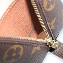 LOUIS VUITTON Monogram Trousse Demi Ronde Cosmetic Pouch M47520 LV Auth 163194-17
