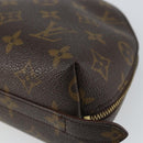 LOUIS VUITTON Monogram Trousse Demi Ronde Cosmetic Pouch M47520 LV Auth 163194-8