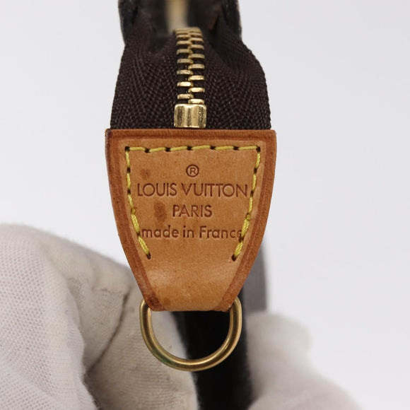 LOUIS VUITTON Monogram Bucket PM Accessory Pouch LV Auth 163199