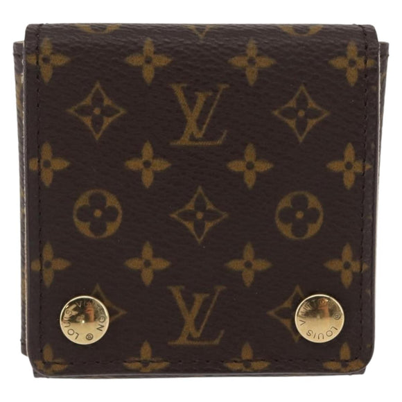 LOUIS VUITTON Monogram Jewelry case Jewelry Box LV Auth 163202
