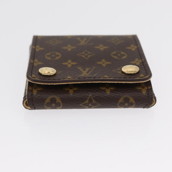 LOUIS VUITTON Monogram Jewelry case Jewelry Box LV Auth 163202