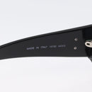 CHANEL COCO Mark Sunglasses plastic Black CC Auth 163203-10