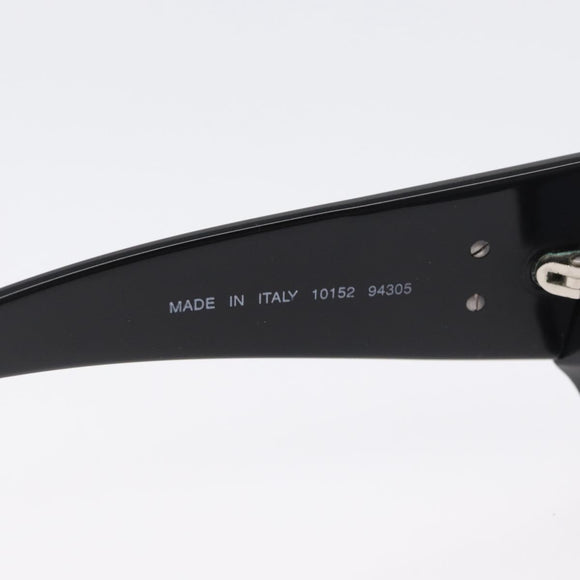 CHANEL COCO Mark Sunglasses plastic Black CC Auth 163203