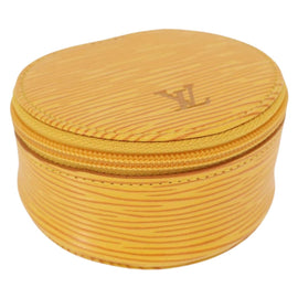 LOUIS VUITTON Epi Ecrin Bijoux 8 Jewelry Box Yellow M48229 LV Auth 163204