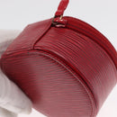 LOUIS VUITTON Epi Ecrin Bijoux 10 Jewelry Box Red M48217 LV Auth 163207-16