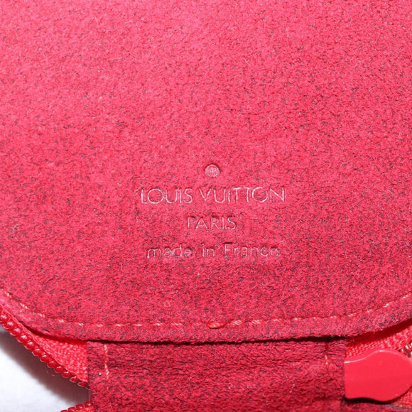 LOUIS VUITTON Epi Ecrin Bijoux 10 Jewelry Box Red M48217 LV Auth 163207