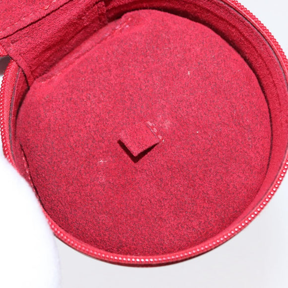 LOUIS VUITTON Epi Ecrin Bijoux 10 Jewelry Box Red M48217 LV Auth 163207