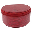 LOUIS VUITTON Epi Ecrin Bijoux 10 Jewelry Box Red M48217 LV Auth 163207-13