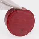 LOUIS VUITTON Epi Ecrin Bijoux 10 Jewelry Box Red M48217 LV Auth 163207-5