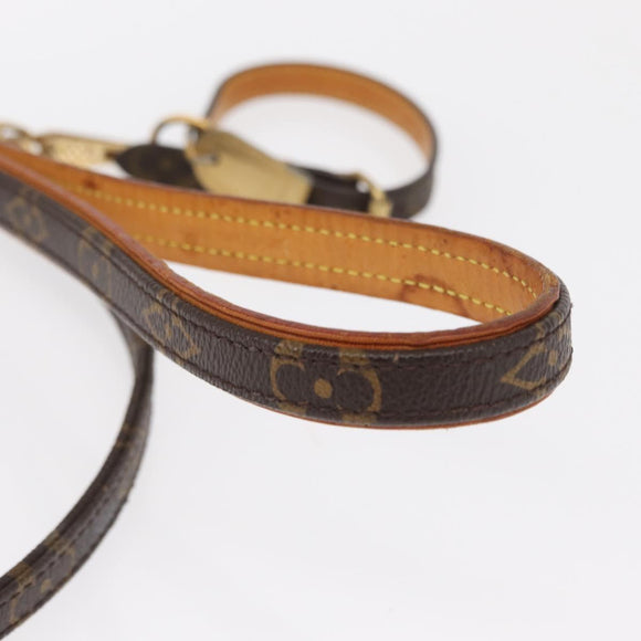 LOUIS VUITTON Less Baxter MM/Collier Baxter XS Leash M58703/M58056 Auth 163211