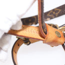 LOUIS VUITTON Less Baxter MM/Collier Baxter XS Leash M58703/M58056 Auth 163211-15