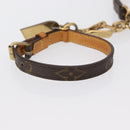 LOUIS VUITTON Less Baxter MM/Collier Baxter XS Leash M58703/M58056 Auth 163211-3