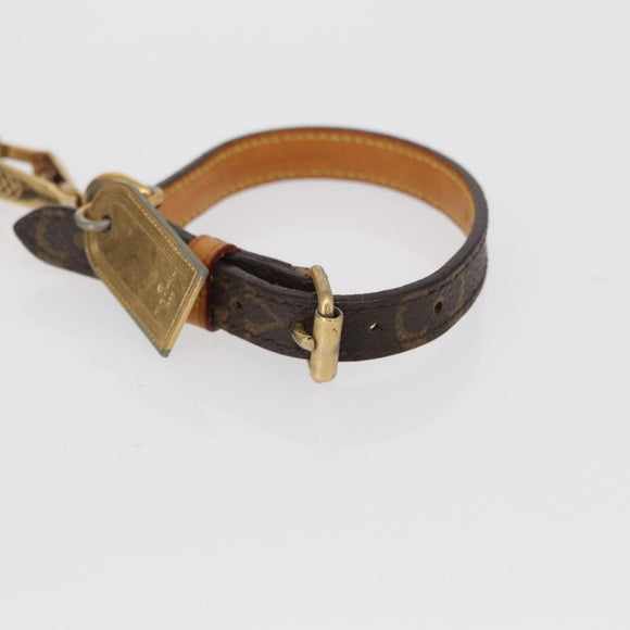 LOUIS VUITTON Less Baxter MM/Collier Baxter XS Leash M58703/M58056 Auth 163211