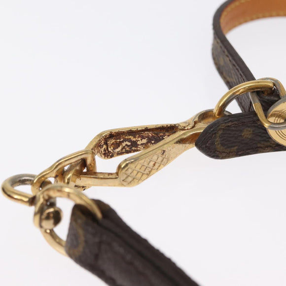 LOUIS VUITTON Less Baxter MM/Collier Baxter XS Leash M58703/M58056 Auth 163211
