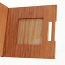 HERMES Photo Frame Wood Beige Auth 163212M-8