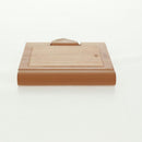 HERMES Photo Frame Wood Beige Auth 163212M-3