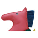 HERMES Rodeo Charm Clan PM Leather Pink Auth 163213M-2