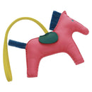 HERMES Rodeo Charm Clan PM Leather Pink Auth 163213M-7