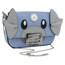 FENDI POKÉMON Dratini Nano Bucket Chain Shoulder Pouch Light Blue Auth 163214SM-1