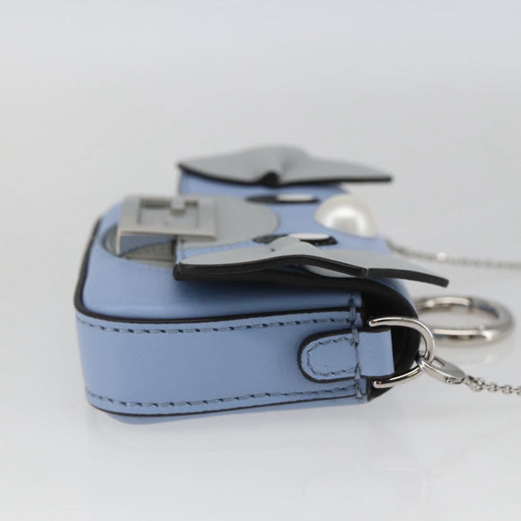 FENDI POKÉMON Dratini Nano Bucket Chain Shoulder Pouch Light Blue Auth 163214SM