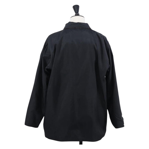 FENDI Zucca Canvas Reversible Coat Brown Black Auth 163216SAM