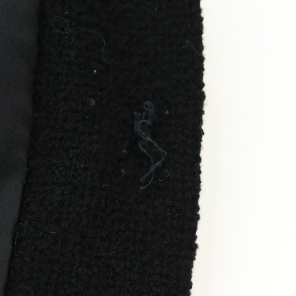 CHANEL Jacke Tweed Schwarz CC Auth 163218SAM