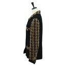 CHANEL Jacke Tweed Schwarz CC Auth 163218SAM-3
