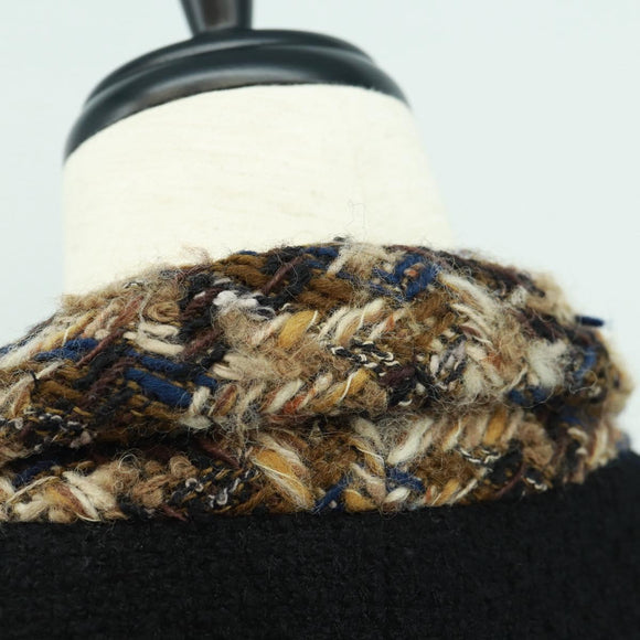 CHANEL Jacke Tweed Schwarz CC Auth 163218SAM