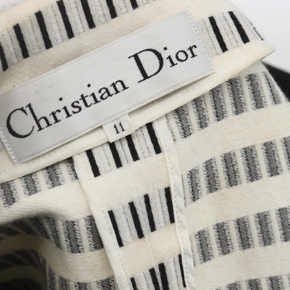 Christian Dior Setup Jacket Cotton White Auth 163219M