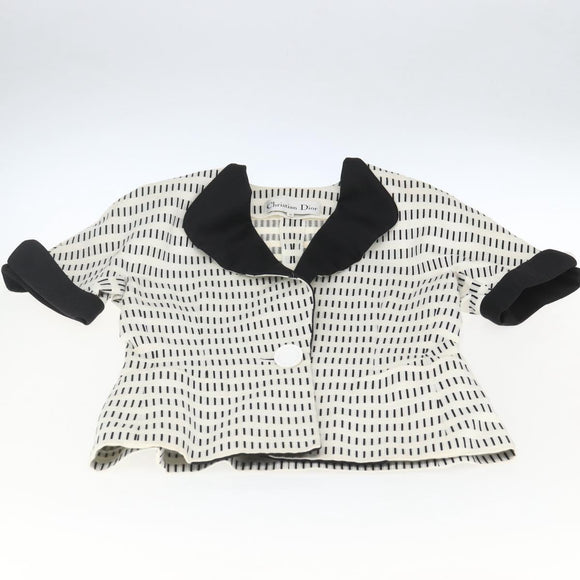 Christian Dior Setup Jacket Cotton White Auth 163219M