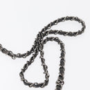 CHANEL Chain Mini Matelasse 16 Shoulder Bag Lamb Skin Gray Silver CC Auth163230V-8