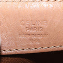 CELINE Macadam Canvas Tote Bag PVC Leather Brown Gold Auth 163231-16