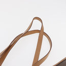 CELINE Macadam Canvas Tote Bag PVC Leather Brown Gold Auth 163231-9
