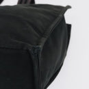 HERMES Fourre Tout GM Hand Bag Canvas Black Silver Auth 163232-11