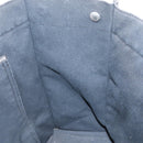 HERMES Fourre Tout GM Hand Bag Canvas Black Silver Auth 163232-17