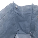 HERMES Fourre Tout GM Hand Bag Canvas Black Silver Auth 163232-18