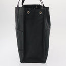 HERMES Fourre Tout GM Hand Bag Canvas Black Silver Auth 163232-5