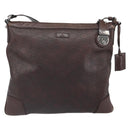 GUCCI GG Canvas Guccissima Shoulder Bag Brown Silver 148476 Auth 163233-2