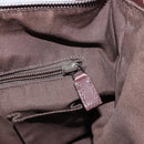 GUCCI GG Canvas Guccissima Shoulder Bag Brown Silver 148476 Auth 163233-21