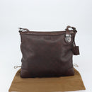 GUCCI GG Canvas Guccissima Shoulder Bag Brown Silver 148476 Auth 163233-25