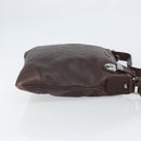 GUCCI GG Canvas Guccissima Shoulder Bag Brown Silver 148476 Auth 163233-4